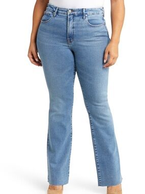 Good American Good Classic Bootcut Jeans Size 14